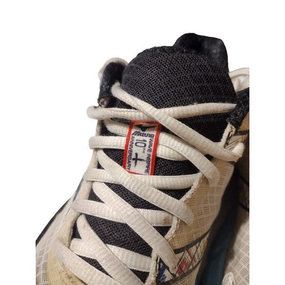 Women's Mizuno Wave Inspire 10th Anniversary Size 10 White Running Sneaker - Picture 8 of 11